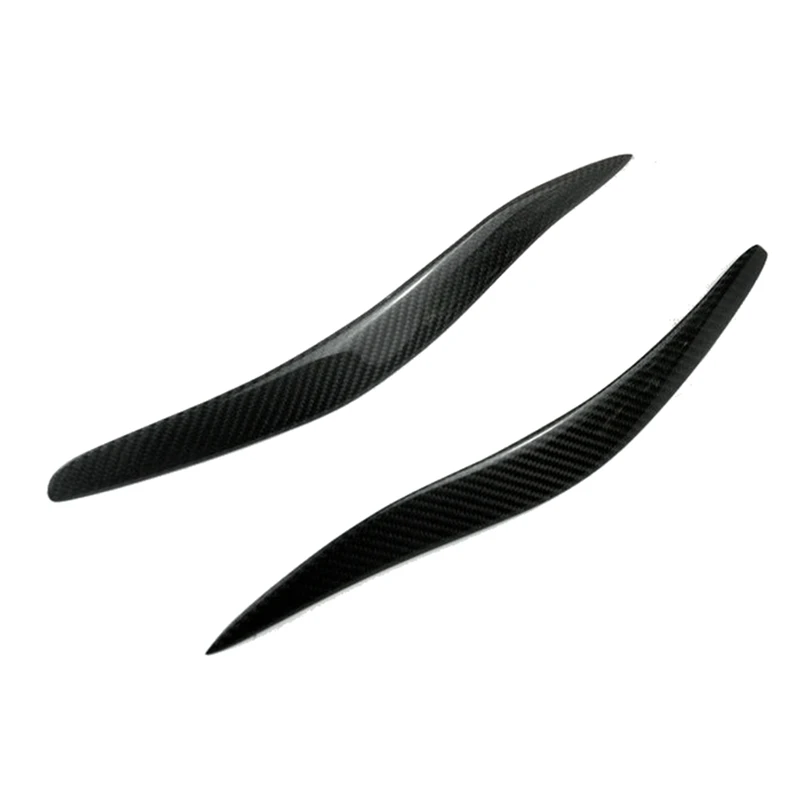 

Real Carbon Fiber Car Front Headlight Eyebrow Covers Decorative Sticker For Lexus IS250 300 2005 - 2011