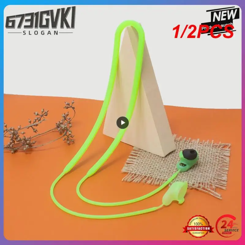 

1/2PCS Soft Silicone Anti-Lost Rope for QuietComfort Earbuds II Headset Hanging Earbuds Strap Cord Sports Earphone