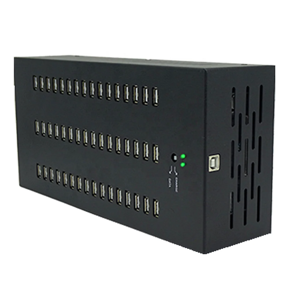 

Lorek 48 Port USB 2.0 Hub 48 Charger and Syncs Port Desktop Power Adapter