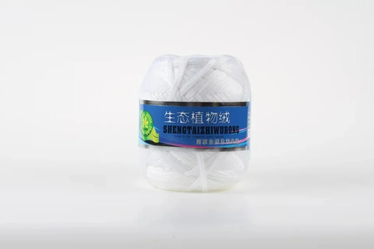 2pcs 200g/ball Cotton Thread Mercerized Yarn Baby Wool Ball Lace Scarf Crochet Knitting Material | Дом и сад