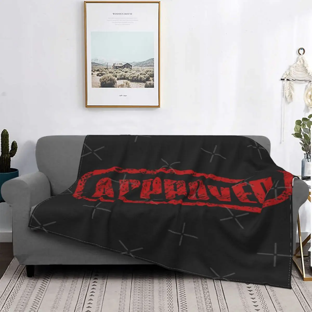 

Manta aprobada para cama, manta a cuadros para sofra, manta de lana, pickick