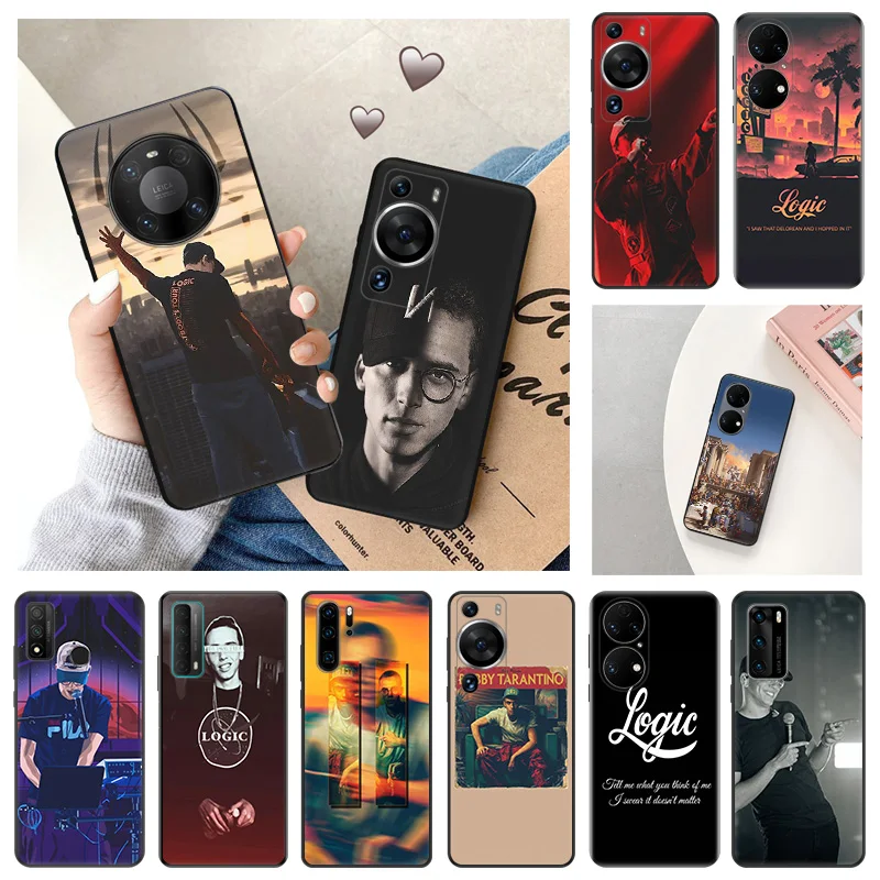 Ультратонкий Мягкий чехол для Huawei P40 P30 Lite P20 Pro P Smart Moto G200 G30 G31 One Fusion Logic Papper Черная