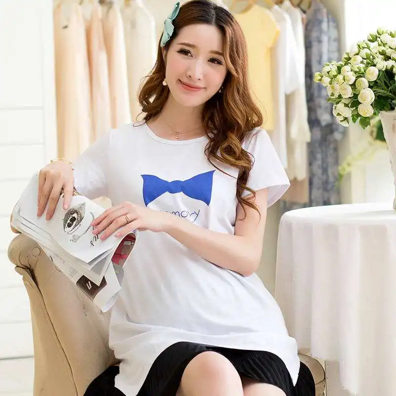 

Maternity Pregnant Baby Loading 2022 Women T Shirt red Girl Pregnancy Announcement Shirt New Mom Big Size Clothes