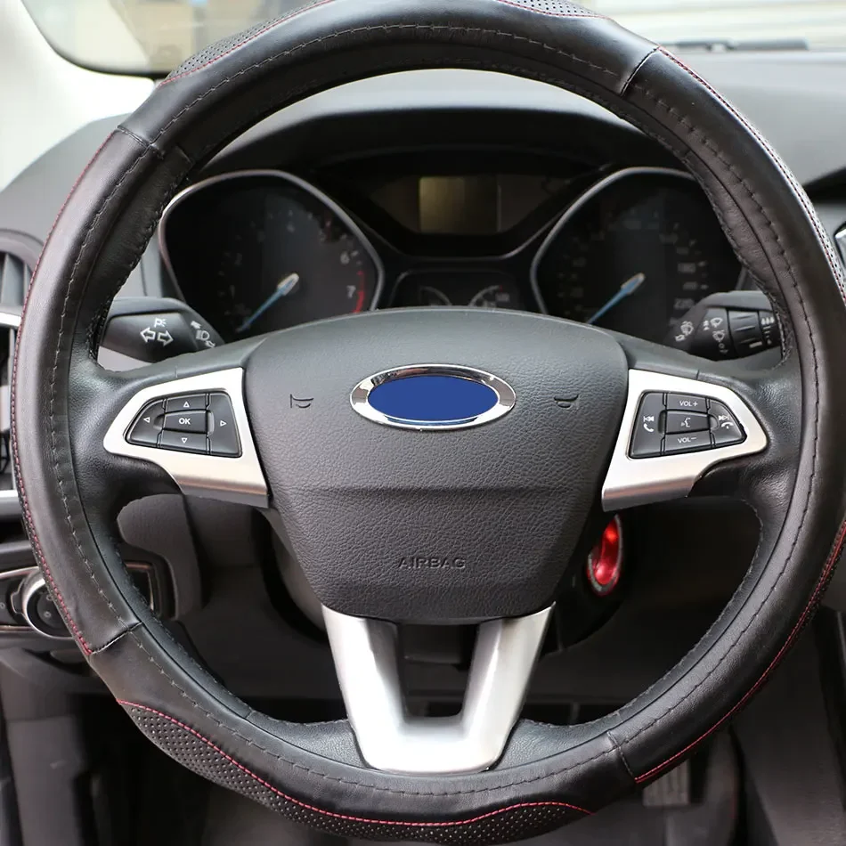 

Отделка рулевого колеса в стиле автомобиля, отделка рамы для Ford Focus 3 MK3 2015 2016 2017 2018