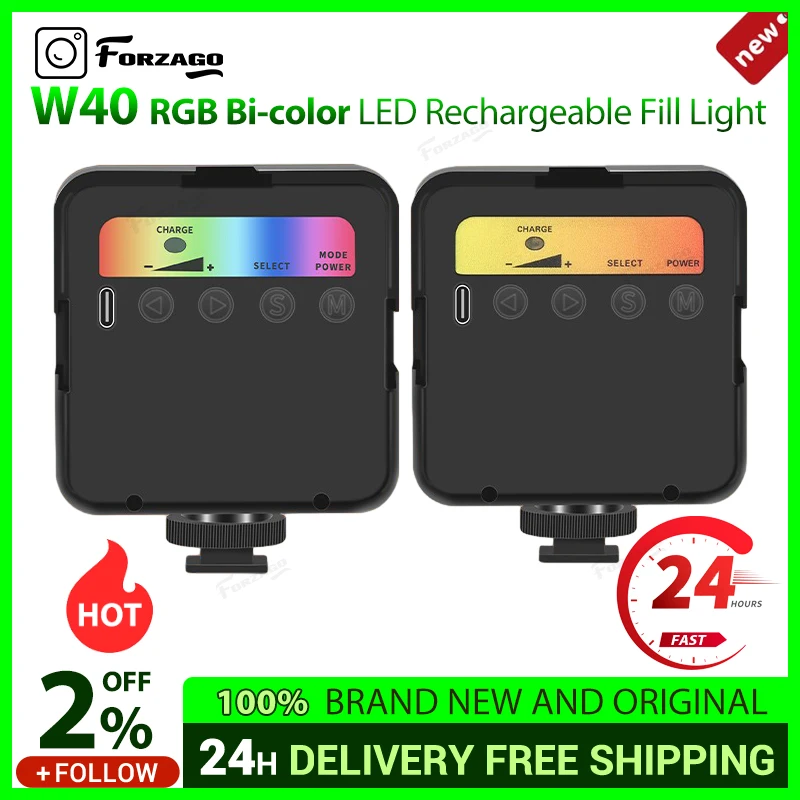 Фонарь для фотоаппарата 2500-7000K 1800 лк мАч