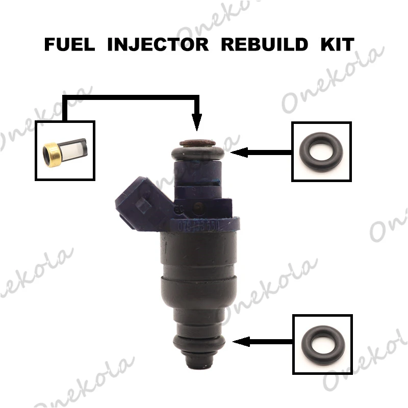 

Fuel Injector repair kit Orings Filters for 97-05 Audi Volkswagen 2.8L V6 078133551L