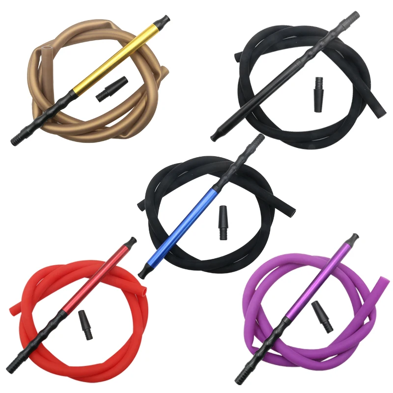 1 комплект шланг для кальяна из силикона и алюминиевого сплава