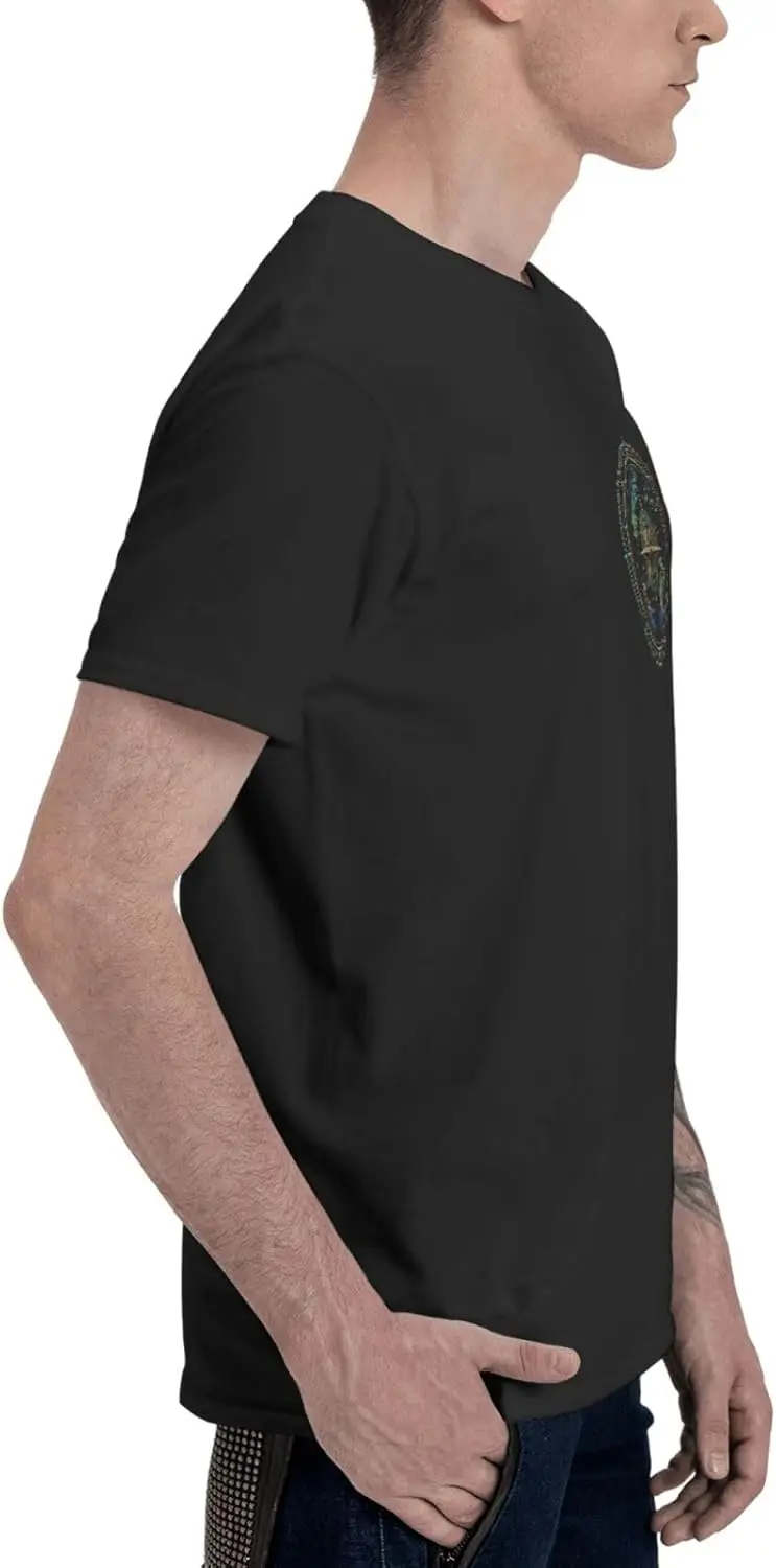 Nautical Sailing Compass T Shirt Men's Short Sleeve Tops