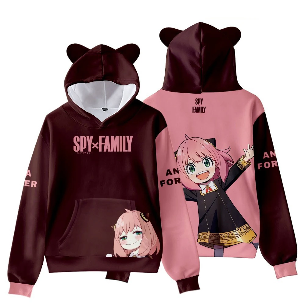

Anime SPY×FAMILY Comic Sweatshirt Hooded Hoodie Cosplay Costume New Fleece Jacket Man Coat Sweatshirts Women Harajuku Jacket