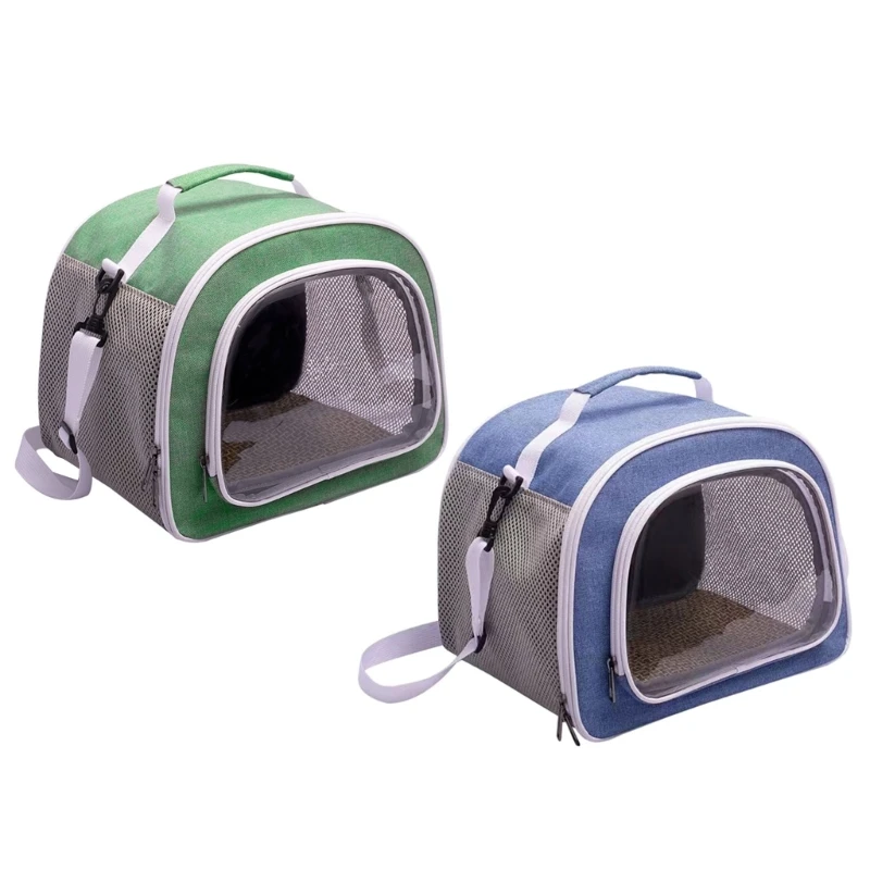 

Pet Carriers Bag Portable Foldable Bag Parrots Bag Outgoing Travel Pet Bag with Widening Handle& Mesh Window
