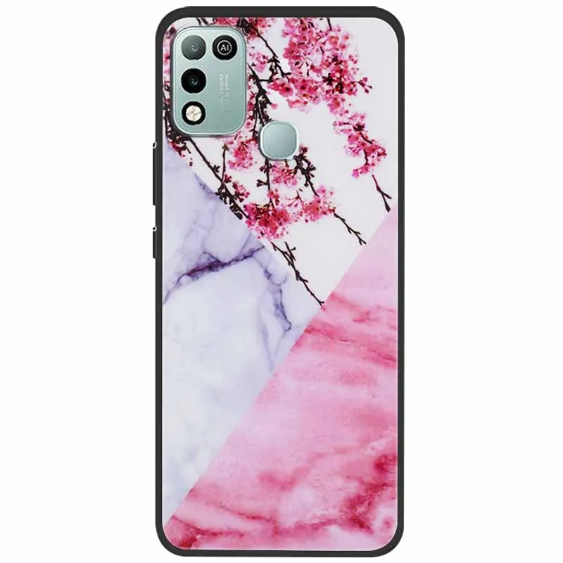 for infinix hot 11 play case marble soft painted tpu silicone cases for infinix hot 10 play cover hot11play hot10play funda capa free global shipping