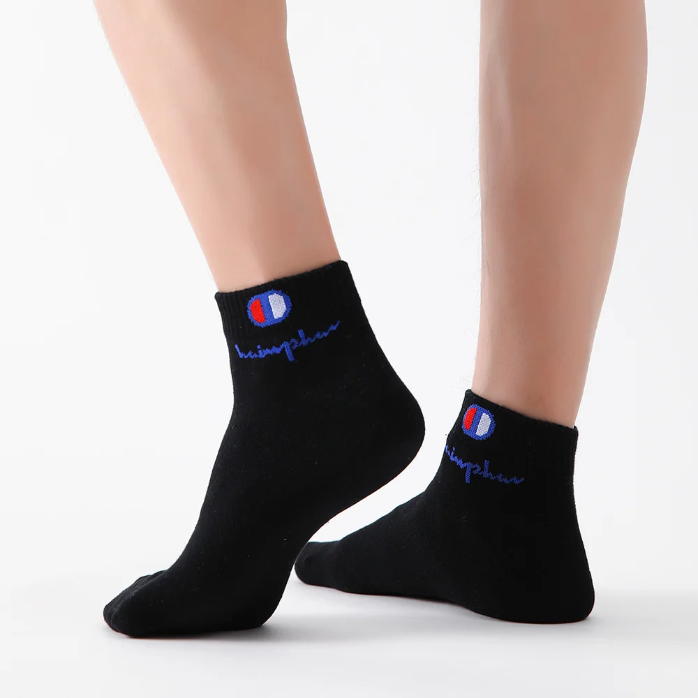 5Pairs High Quality Men Ankle Socks Breathable Cotton Sports Socks Mesh Casual Athletic Summer Thin Cut Short Sokken Size 38-45