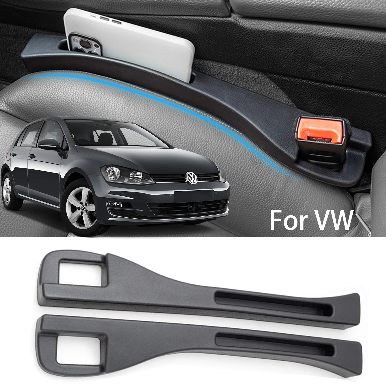 Автомобильный органайзер для сиденья, наполнитель для VW Golf 2 3 4 5 6 7 8 GTI GTD R R32 Mk4 Mk5 Mk6 Mk7 Mk8 tsi tdi Estate