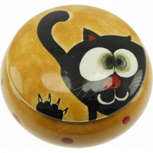 Подлинная китайская шкатулка для драгоценностей Lucky Land Cat|Мячики| |