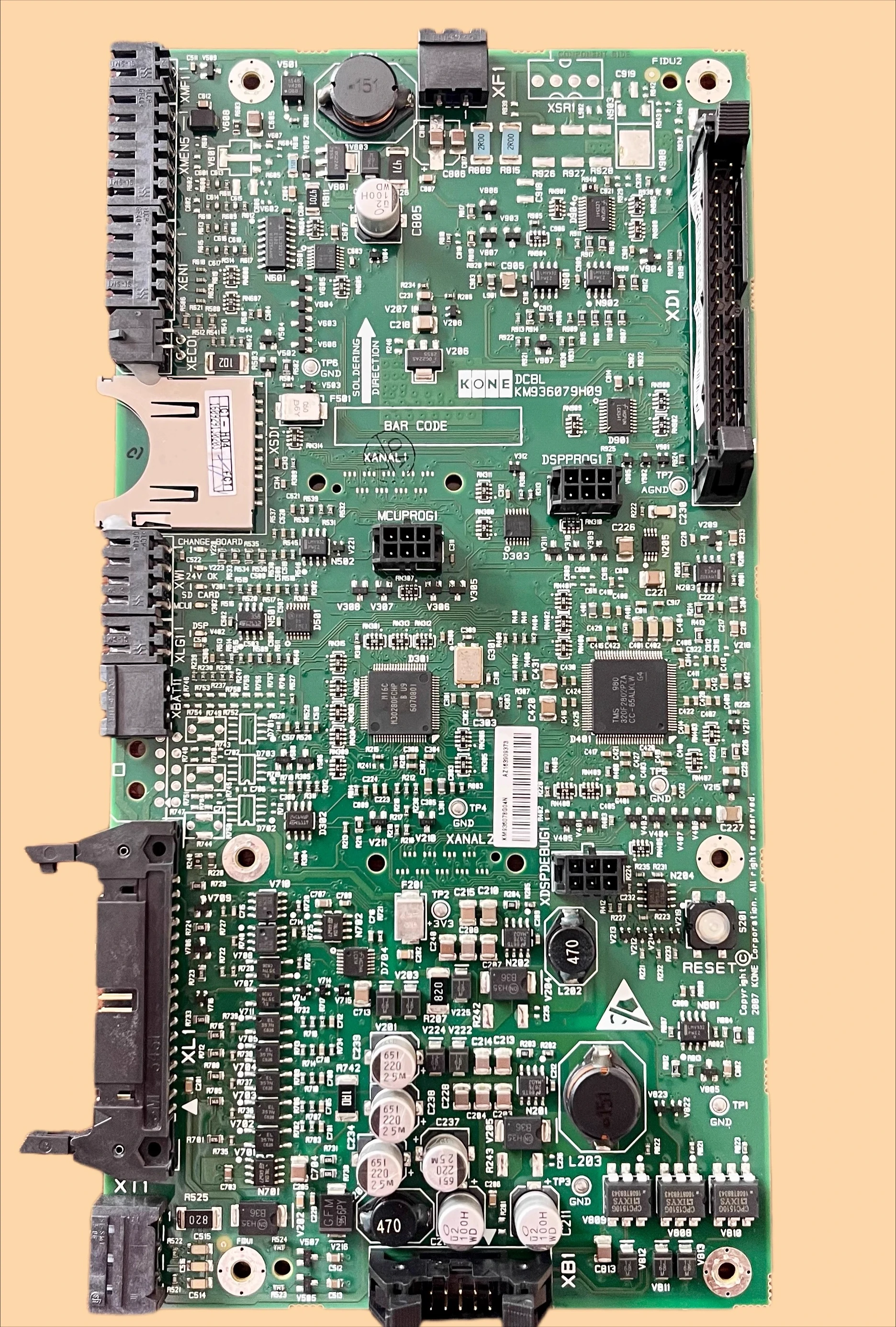Основная плата инверторного привода лифта KONE KM 936078 G01L N G04N КМ 936079 H07 H09