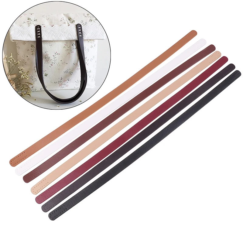 

1Pc PU Leather Shoulder Bag Strap Lychee Plain Weave Women Bag Handles DIY Replacement Handle For Handbag Belt Bag Accessory