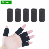 tcare 10pcsset stretchy sports finger sleeves arthritis support finger guard outdoor basketball volleyball finger protection