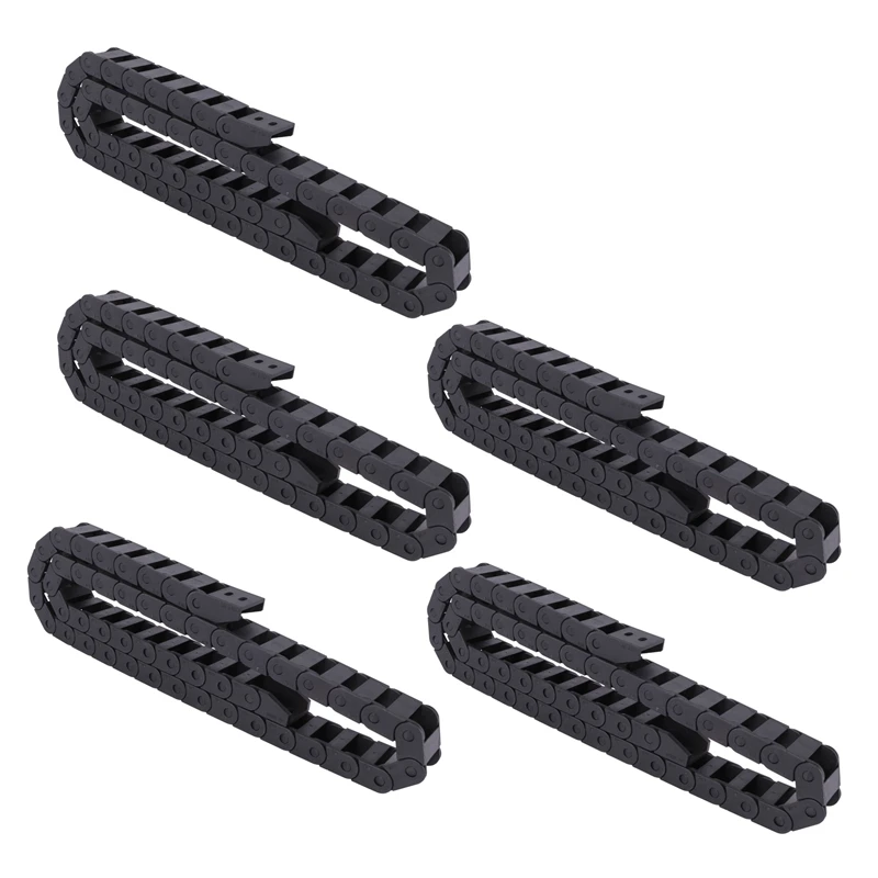 

5pcs 10 x 20mm 1M Open on Both Side Plastic Towline Cable Drag Chain