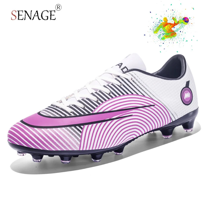 

SENAGE Professional Children Soccer Shoes Men Sneakers High Quality Outdoors Football Cleats Superfly Futsal Football Boots