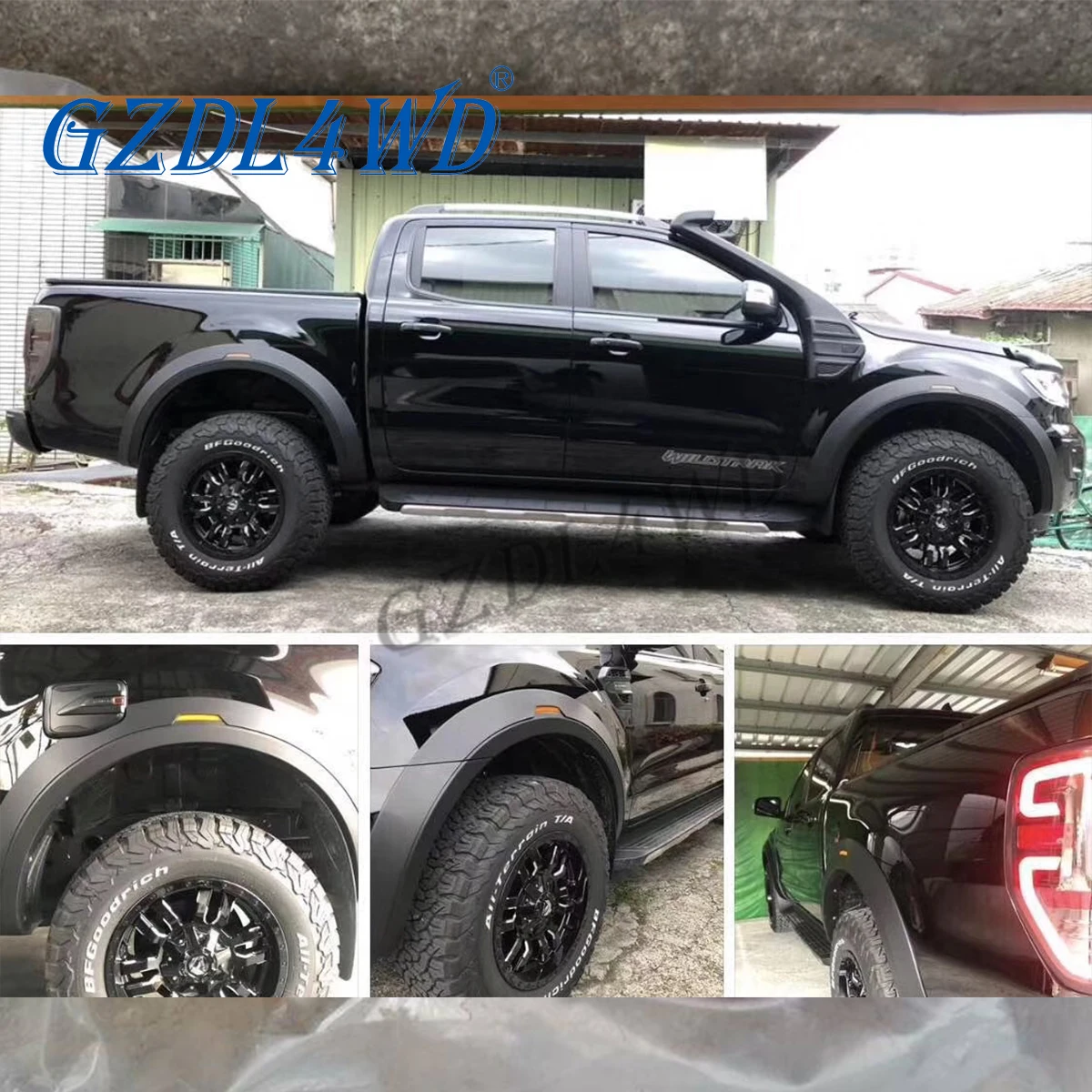 Фото 4X4 PP инъекционный молод, оригинальный флек LIGHTSfender для Ranger T7 T8 2015-2022 №4