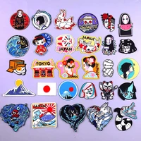 japanese patch iron on embroidery patches for clothing thermoadhesive patches on clothes sticker animal diy sewing appique badge