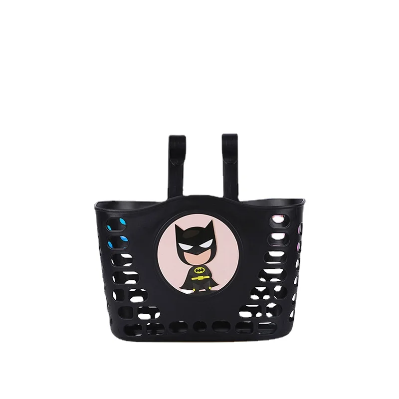 

Bicycle Basket Hollow Children Bike Tricycle Scooter Storage Front Handlebar Plastic Carrier Cycling Kids Riding Shopping