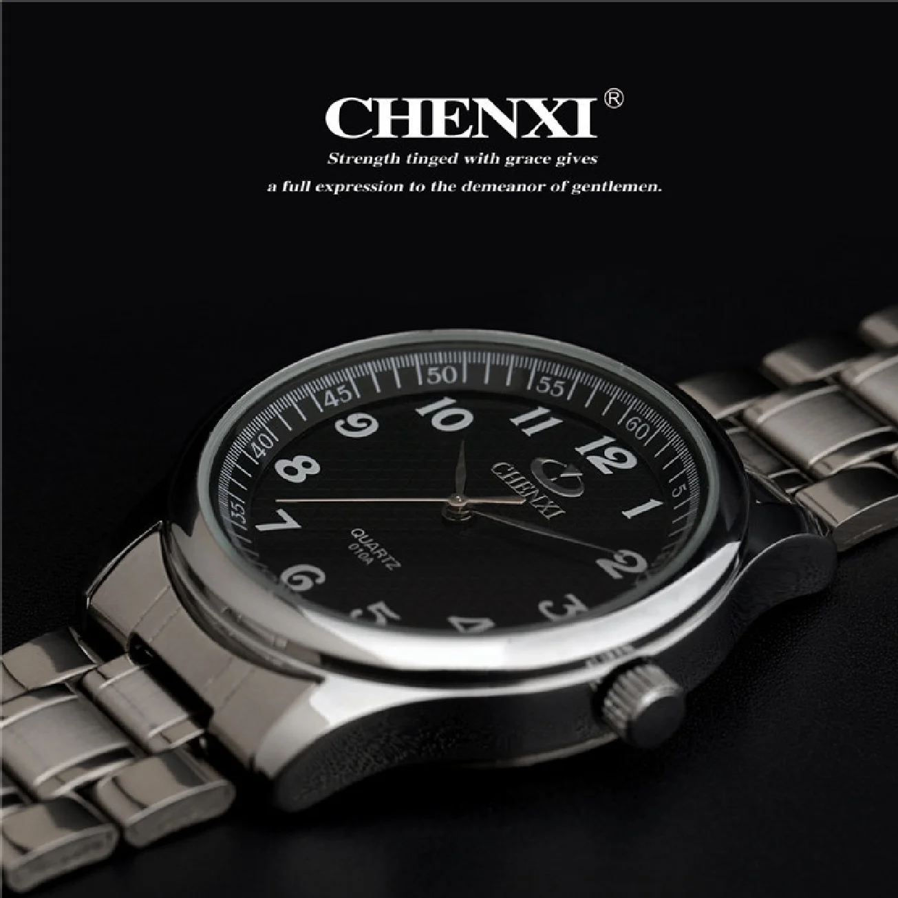 CHENXI Brand Classic Luxury Quartz Ladies Watches Fashion Noble Gift Clock Women Wristwatch Stainless Steel Silver Female Watch enlarge