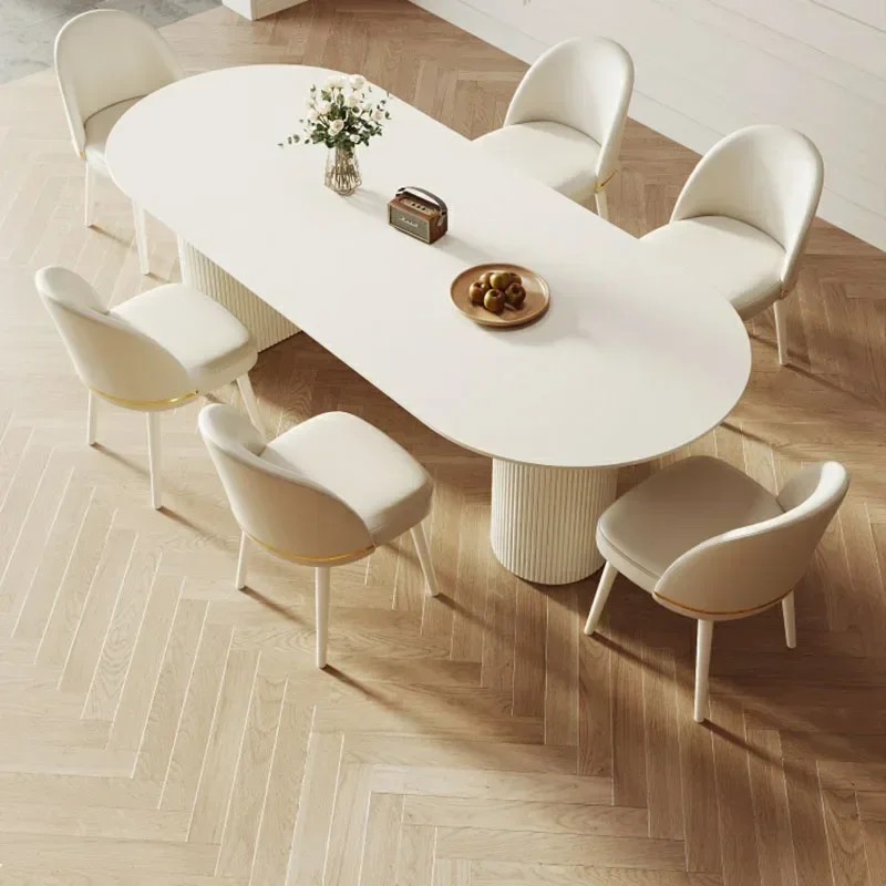 Роскошный современный обеденный стол Реплика роскошных деревенских