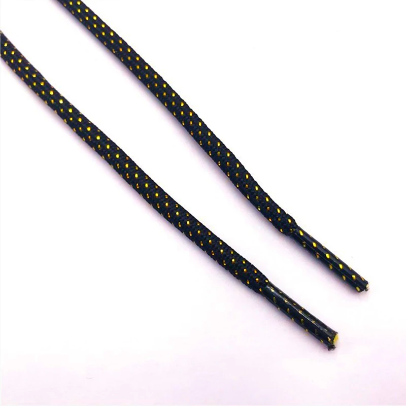 Official Weiou Laces Store 30 Pairs/Lot Golden Silver Black Round Strings Shimmering Metallic Rope Shiny For Fashion Party Dress