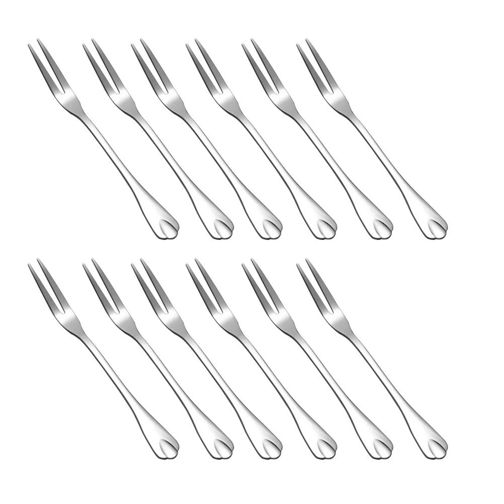

12pcs Forks Dinner Forks Birthday Party Favors Fruit Forks Pastry Fork Appetizer Forks Cocktail Fork