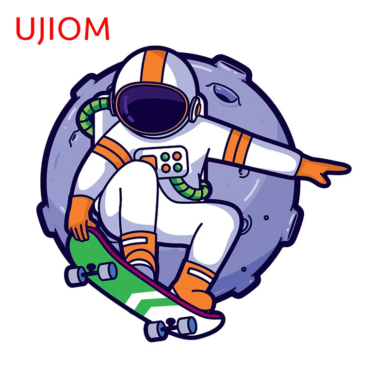 Виниловая наклейка на стену с изображением космонавта, 13x12,24 см