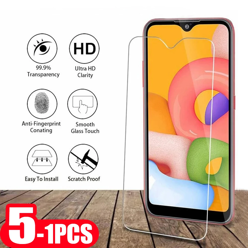 5-1 шт. для Samsung Galaxy A30s A40s A50s A01 A02 A03 закаленное стекло A02s A30 A03s A40 A50 A60 A70 A70s A80 A80s A90 защитное