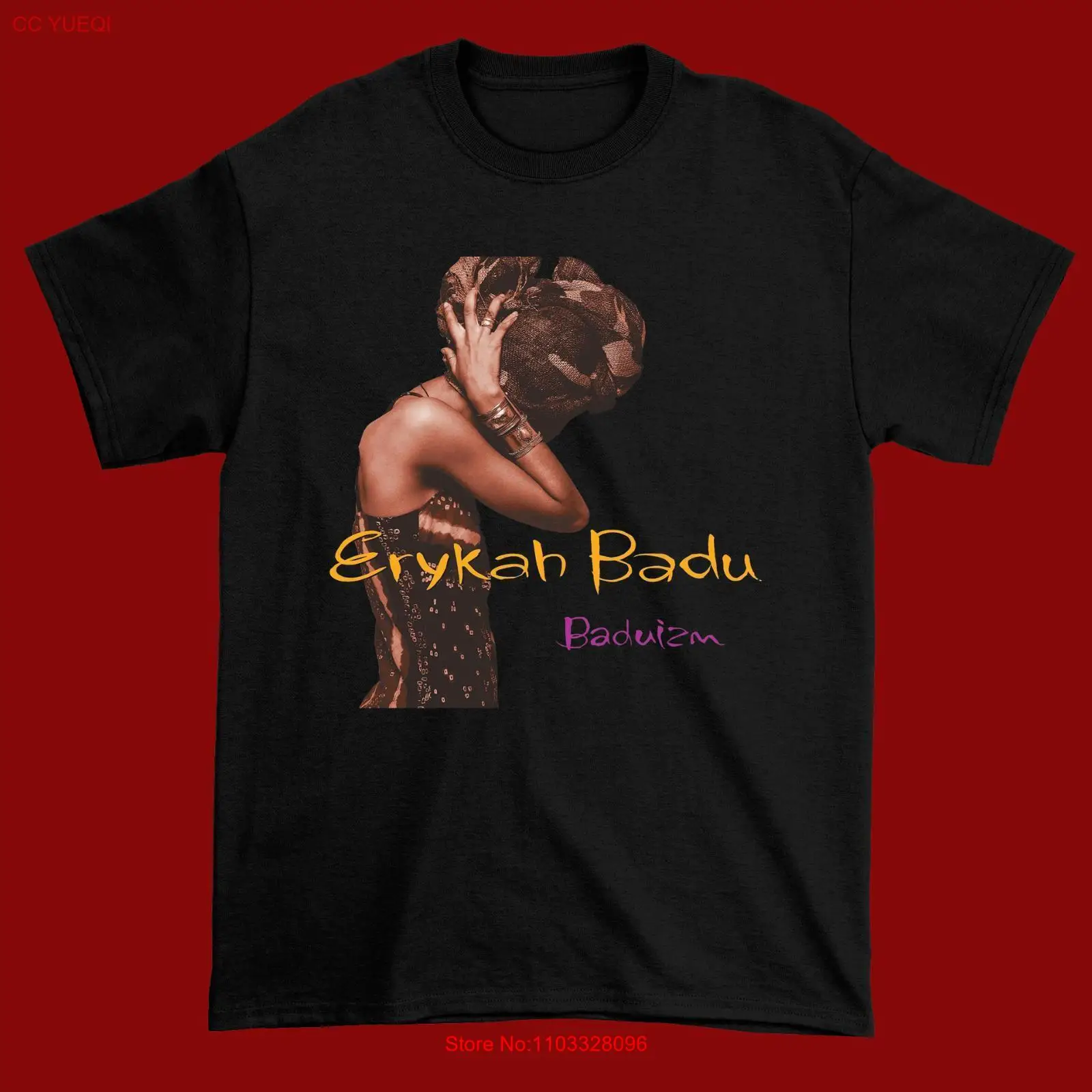 Футболка Erykah Badu рубашка унисекс/Рождество - рождественский подарок