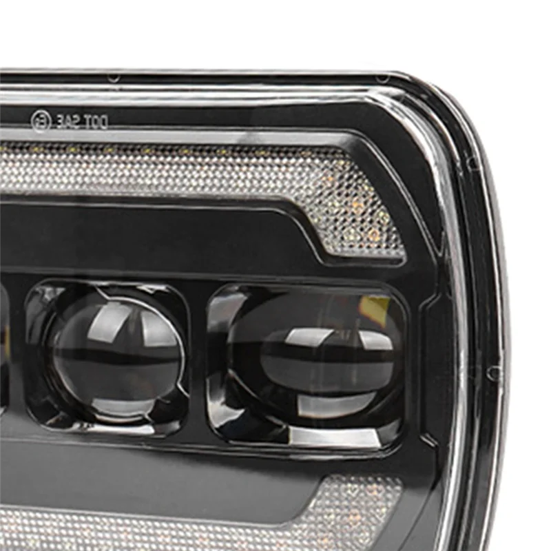 Передняя фара для мотоцикла Wrangler Cherokee диагональ 7 дюймов квадратная дальнего и