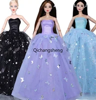 16 bjd doll outfit sequin wedding dress for barbie clothes for barbie clothing party gown 11 5 dolls accessories kids toy gift