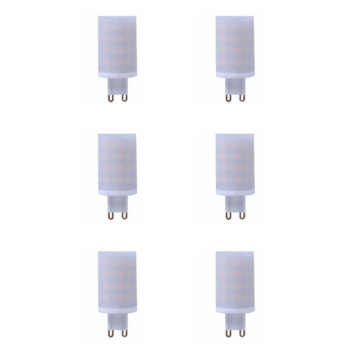 ABZL 6X Tuya Wifi G9 Умная диммируемая лампа G9 6W LED с голосовым управлением, интеллектуальное освещение, AC220-240V, вилка EU (art.: 3920dbc4ba75c) - 3920dbc4ba75c