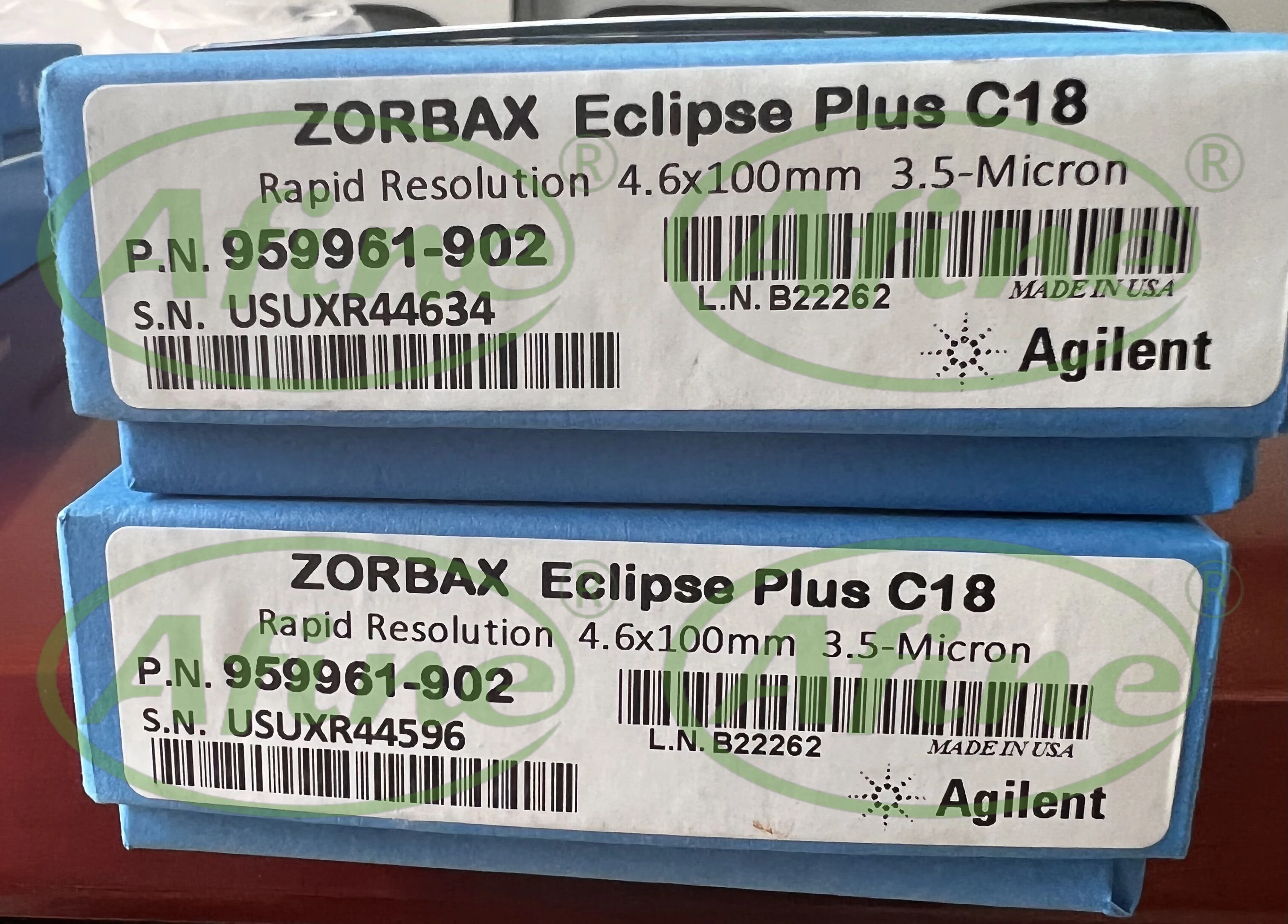 AFINE Agilent 959961 -902 Колонка ZORBAX RR Eclipse Plus C18 4 6 x 100 мм 3 5 мкм.