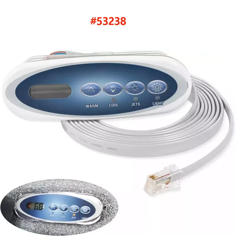 53238 Мини-овальная верхняя боковая панель управления замена для Balboa подходит