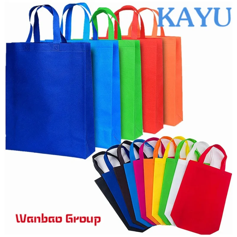 Promotional Reusable Shopping Bags Custom Non Woven Bag With Print Logo