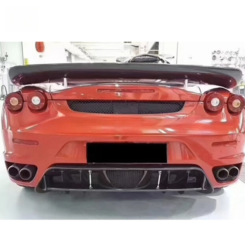 Фото Подходит для Ferrari F430, модель Harman, карбоновый задний бампер, диффузор, нижняя накладка, модификация. №3