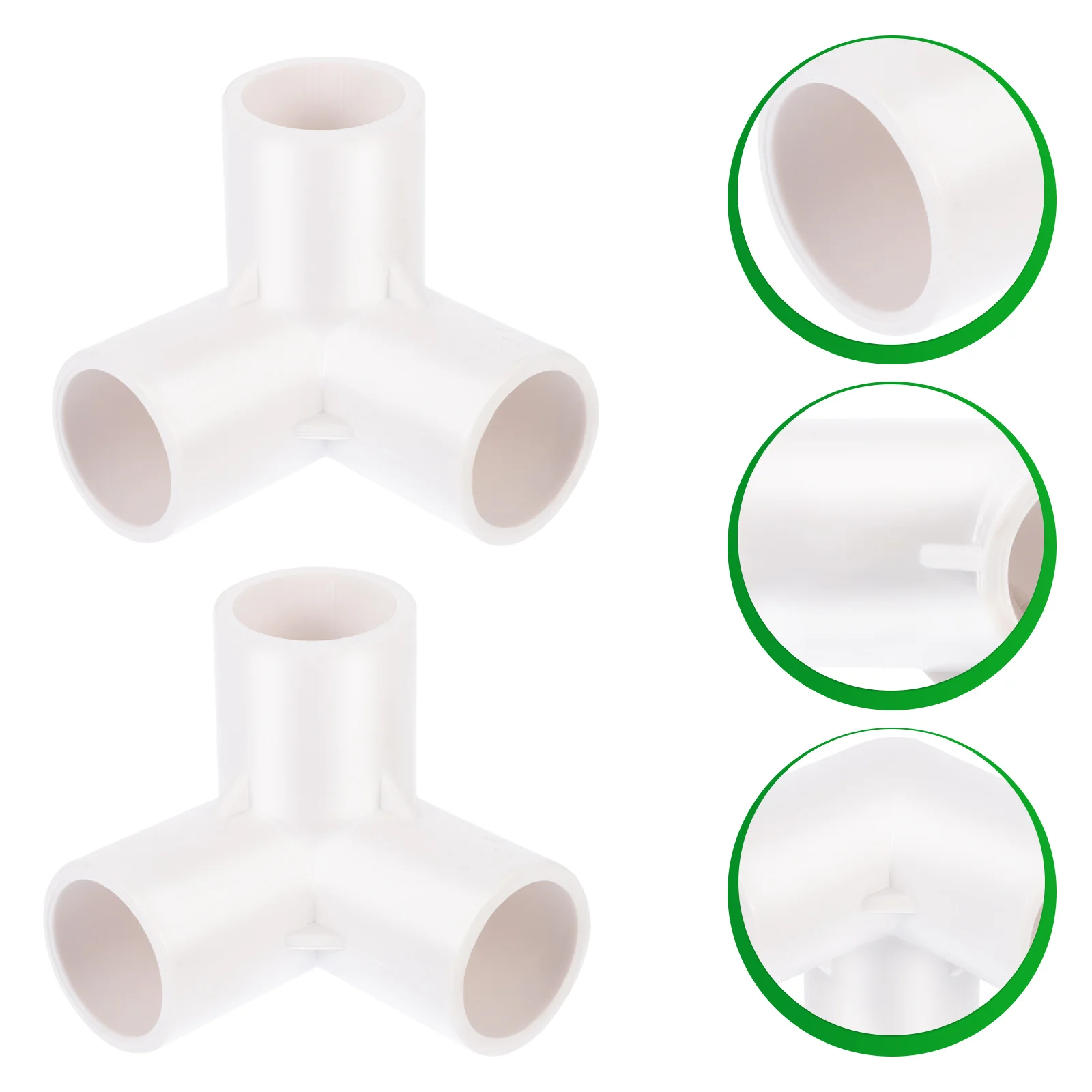 

Hose Way Pvc Splitter Fittings Pipe Water Garden Connectors Y Elbow Fitting Joints Parts Accessories Quick 4 Inch Connect