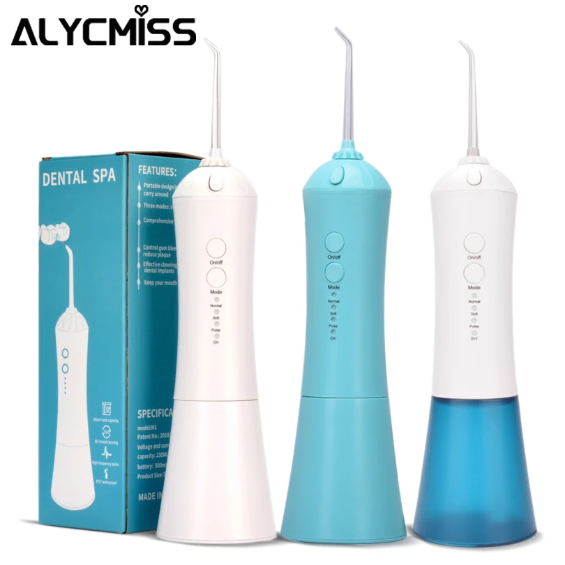 

Cordless Water Flosser for Teeth Oral Irrigator 230mL Portable Water Pick Floss Rechargeable Dental Tooth Pick Braces Cleaning