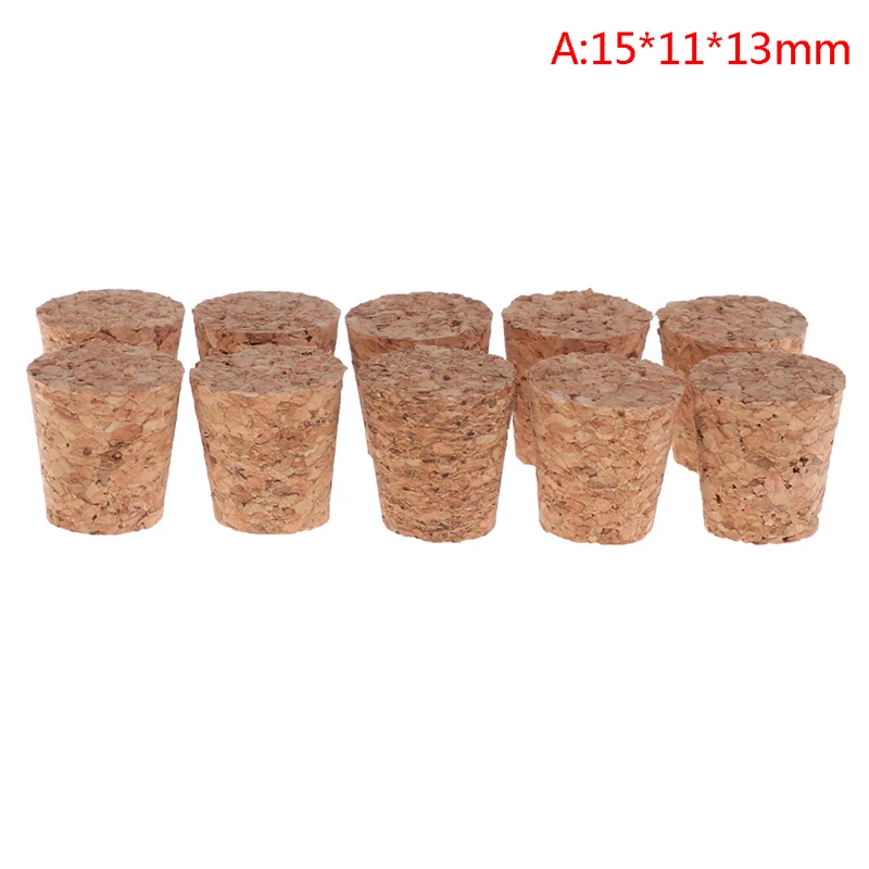 

Набор из 10 пробок для вина из дерева