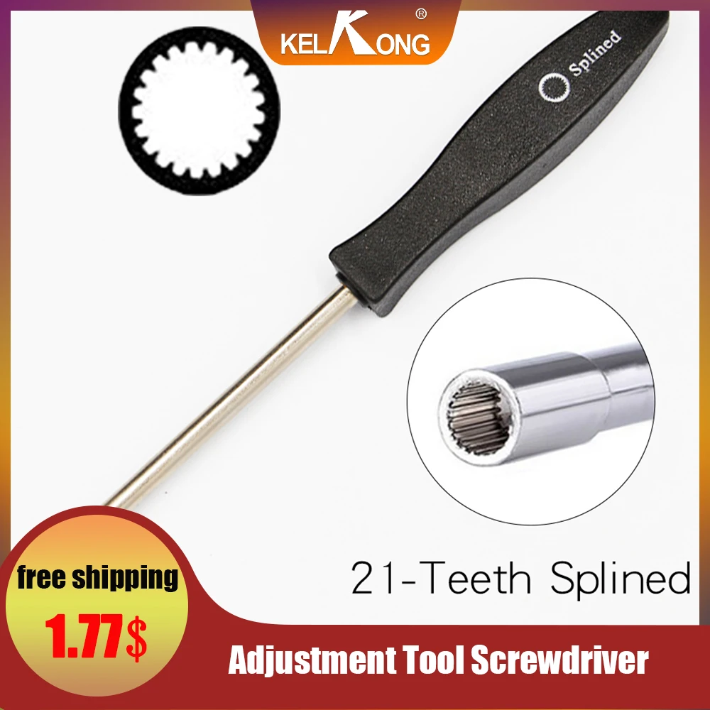 

KELKONG OEM New Design 21 Teeth Spline Shaped Carburetor Adjustment Tool Screwdriver For 2 Cycle POULAN ECHO -Y121 Best Quality