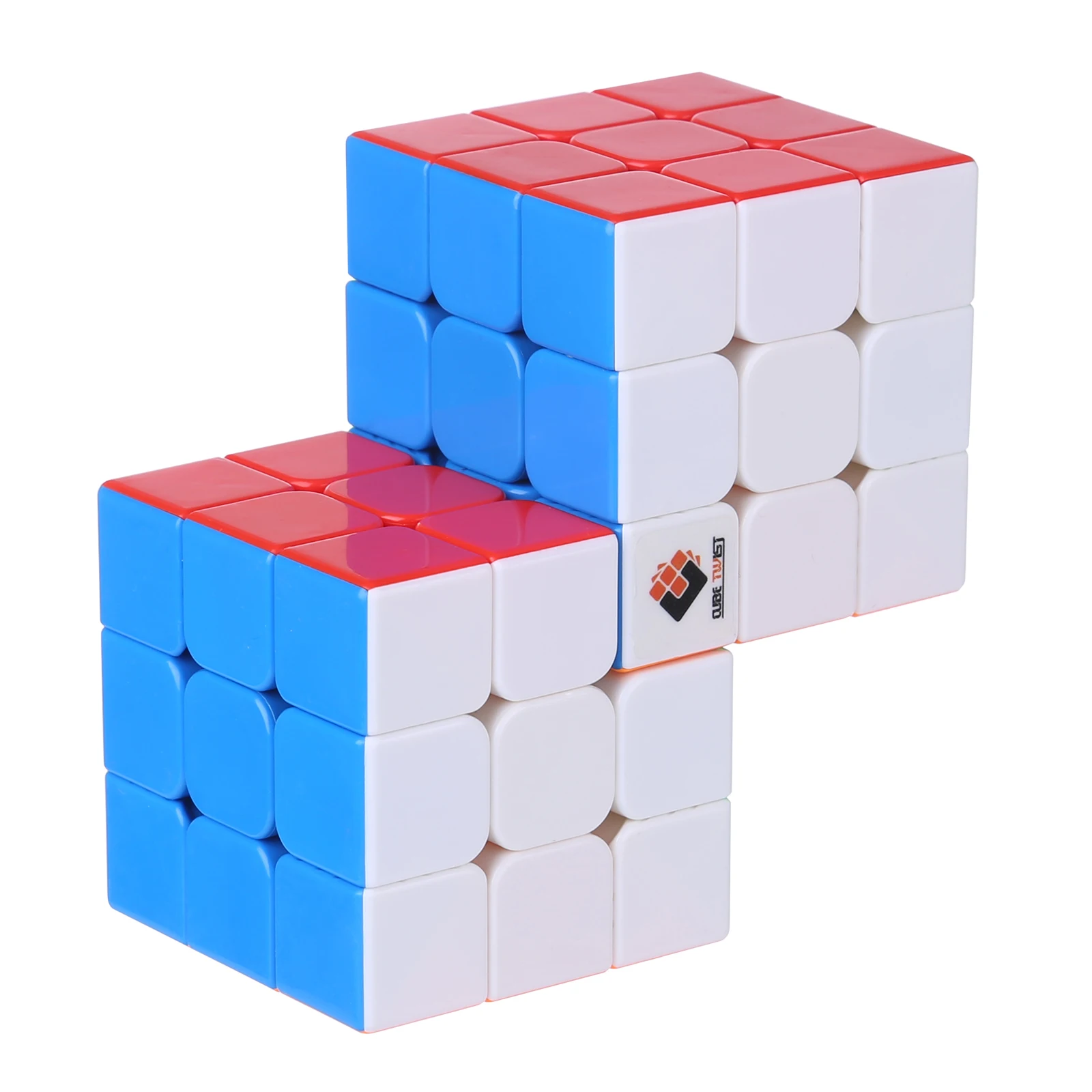 Фото Cubetрант двойной 3x3 лестница комбинированный куб черный ограниченное вращение без наклеек 3x3x 3 скорости головоломка вращающийся мозг №3