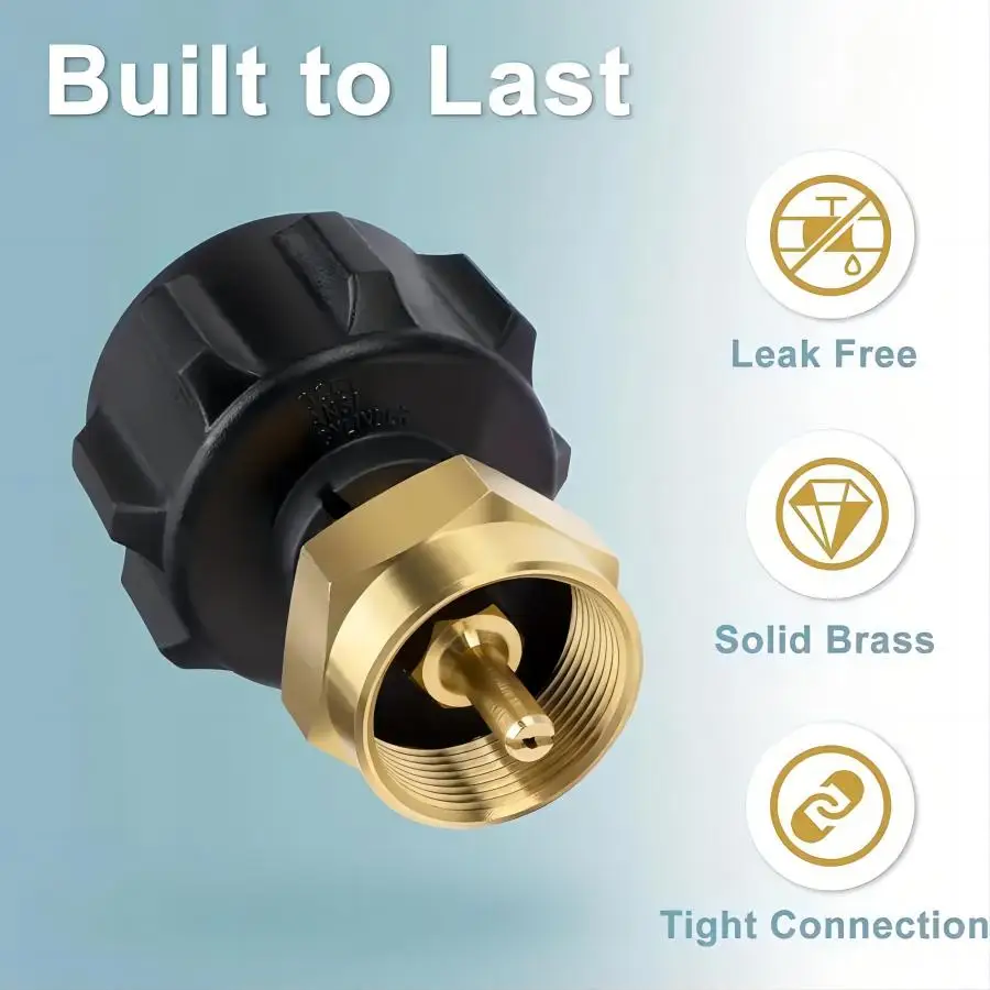 1 шт. адаптер для заправки пропана фунт бутылки от резервуара 20 фунтов простой в