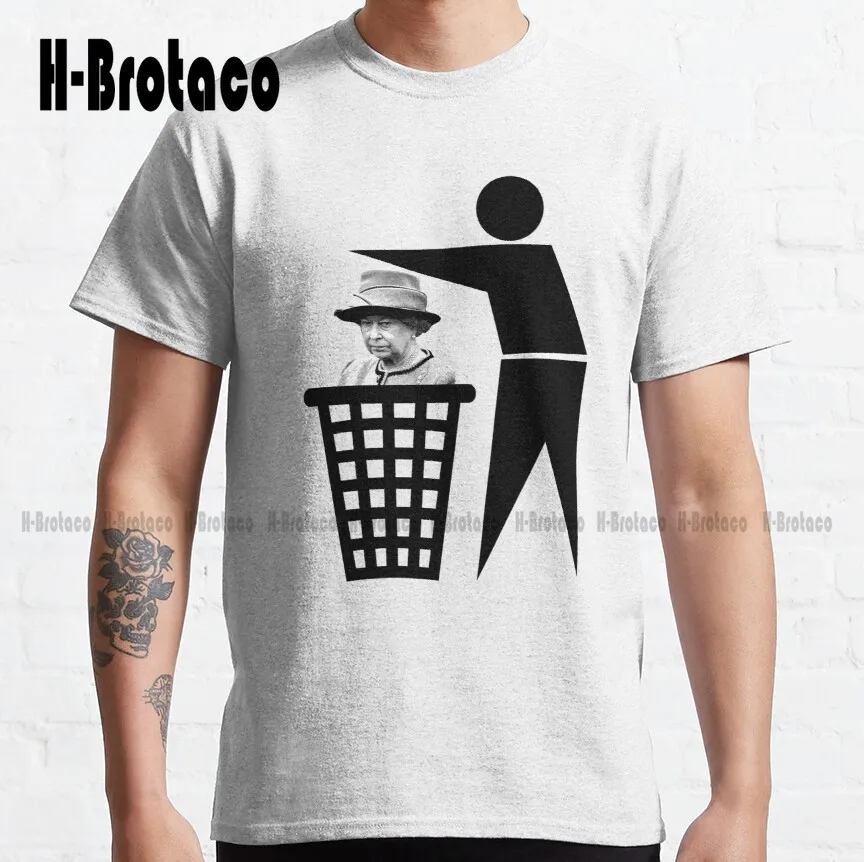 

Классическая футболка с принтом «Королева в бине», «аболиш»