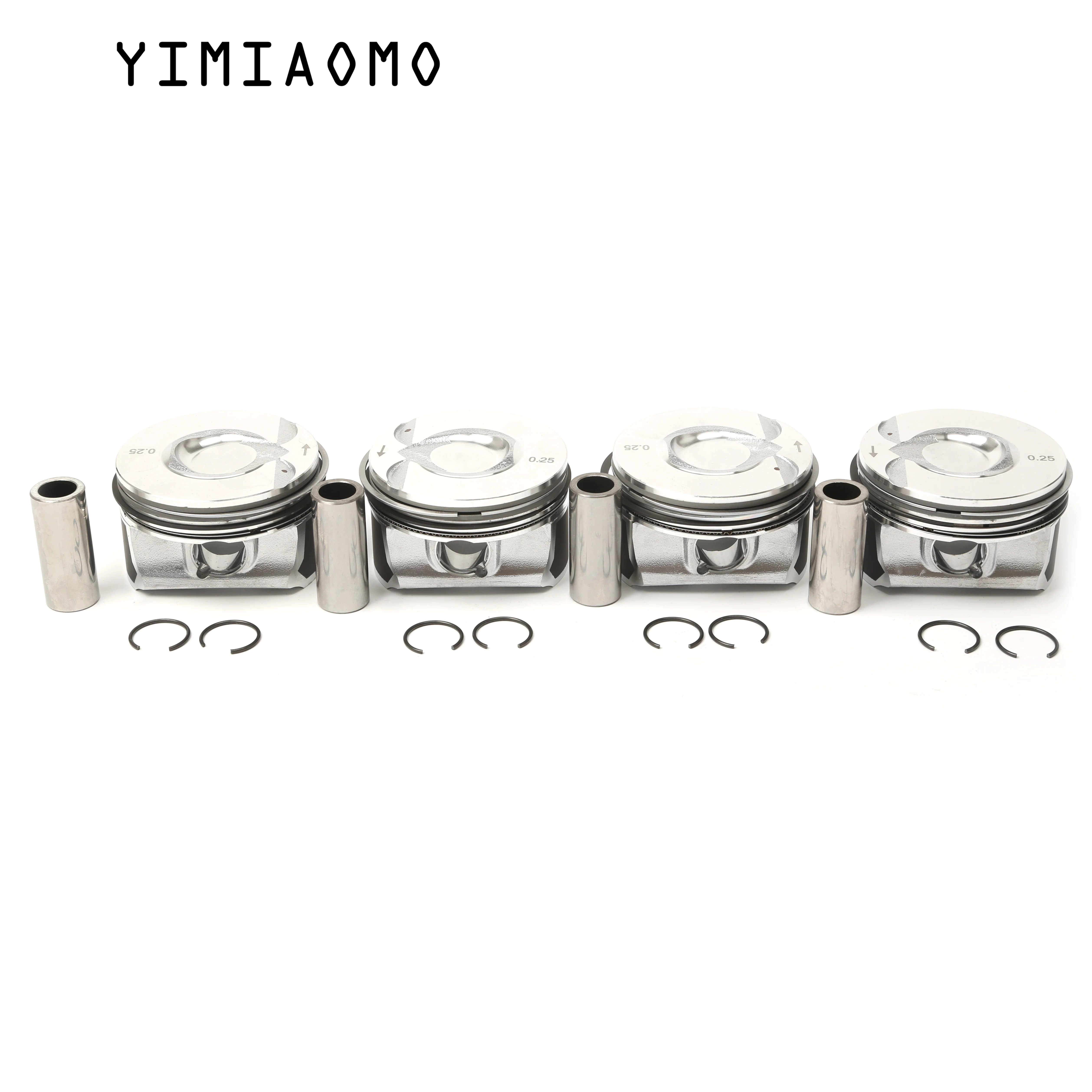 

New 11257588266 Piston Assembly Oversized 0.25MM For BMW MINI Cabrio R57 Clubman Roadster R59 John Cooper Works 1.6L 11257576973