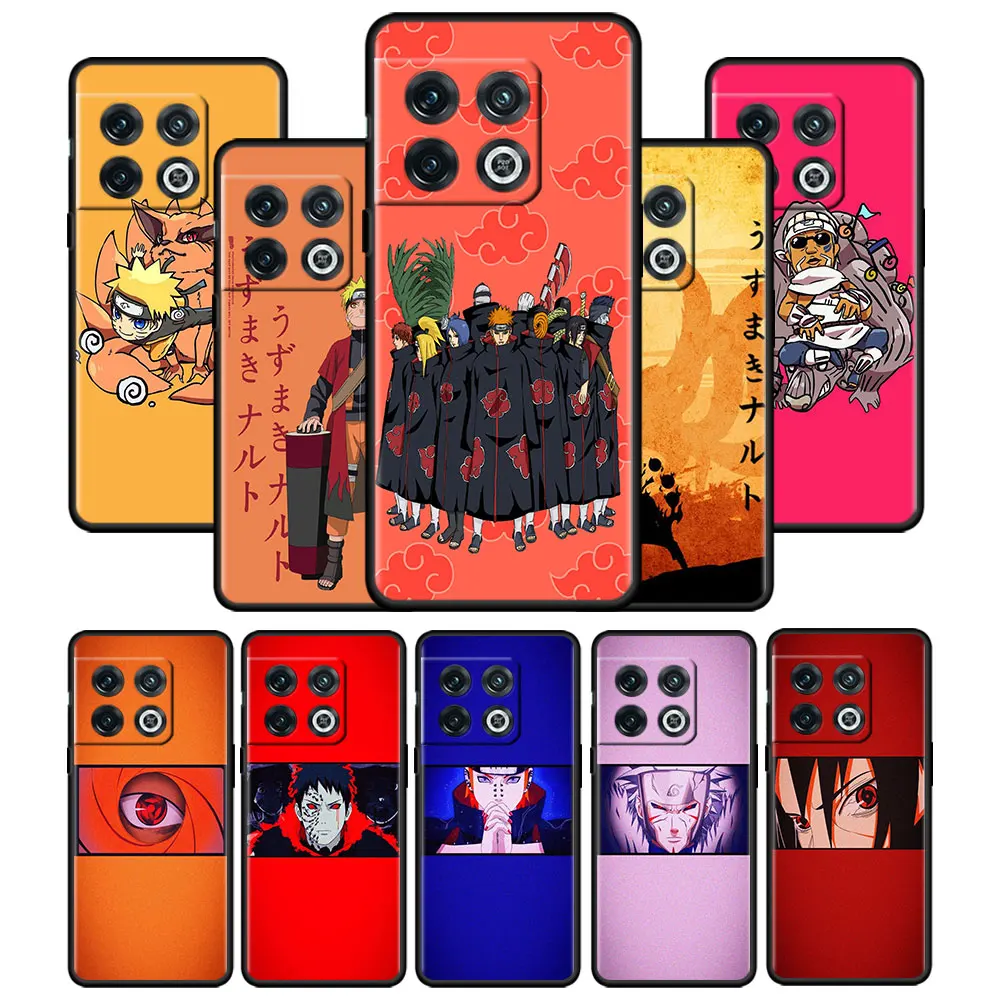 

Case Cover for Oneplus 1+ 9 8 7 7T 8T 9R 9RT 10 Pro Nord N10 N100 N200 CE 2 5G Original TPU Shell Capa Luxury Naruto Print