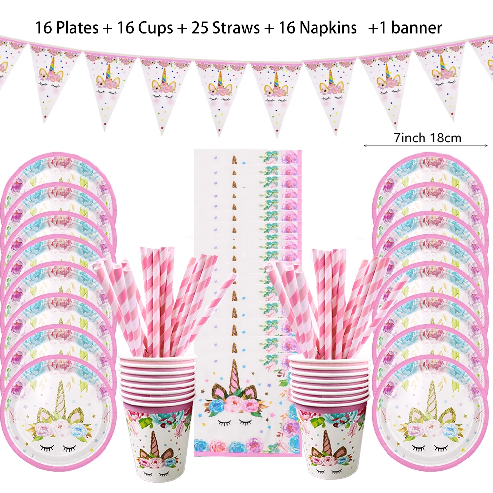 

Одноразовые столовые приборы в форме звезды маленького зверя для дня рождения, розовые бумажные тарелки, чашки, салфетки, декоративные принадлежности для вечеринок